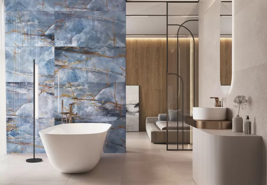 Керамогранит 17546 Enigma полированный многоцветный ректификат 60x120