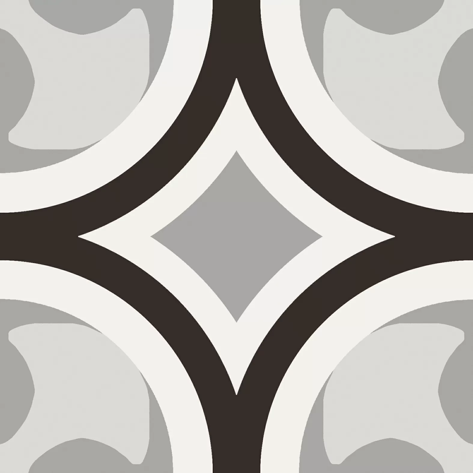 Керамогранит PBW01 patchwork black&white 01 20x20