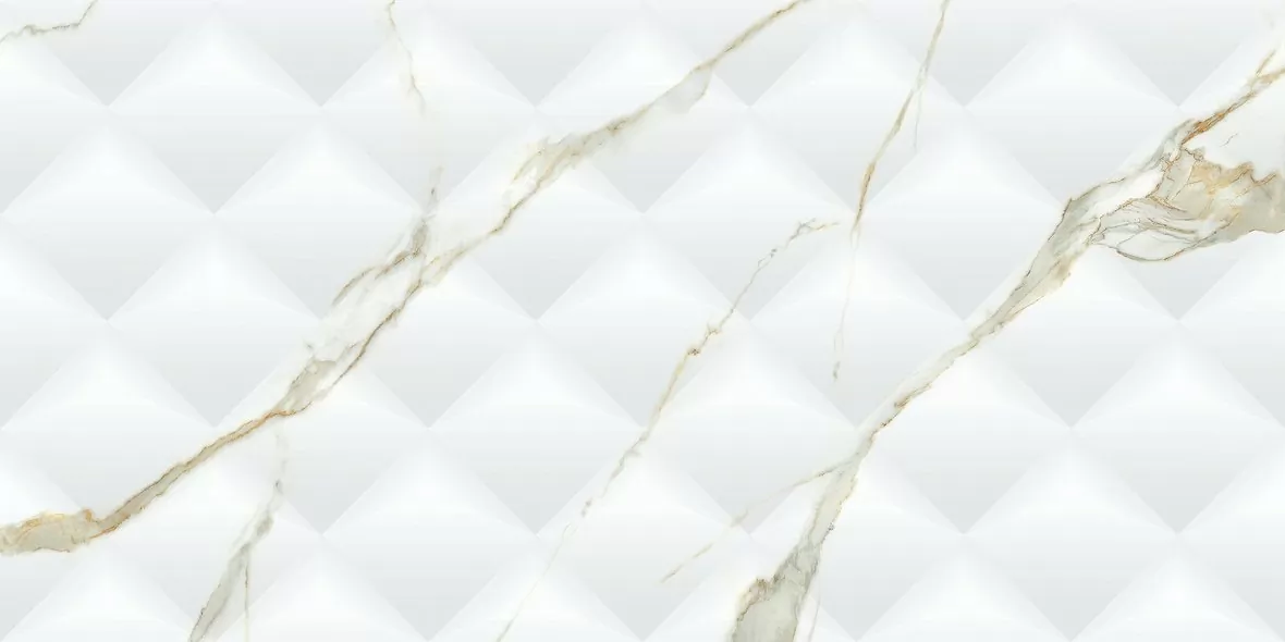 Плитка LE63063B-F50 Bianco Carrara Classico Monticulo Rectificado 30х60