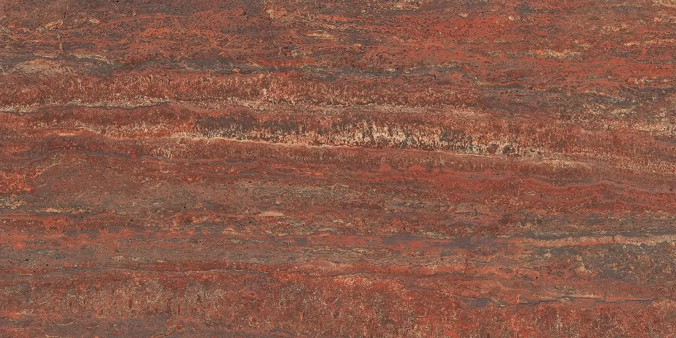 Керамогранит TR07BA I Travertini Rosso Vein Cut SQ. 60x120