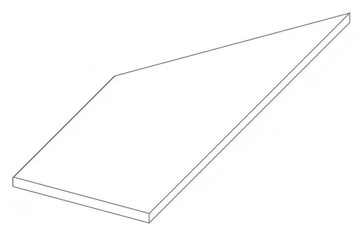 Керамогранит 620090000812 Force Fancy Lineare Angolo Sx 30x60