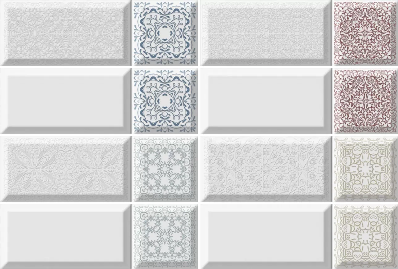 Плитка Provenzal Deco Blanko 10x30