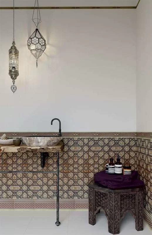 Плитка Zocalo Alhambra Wengue 14x25