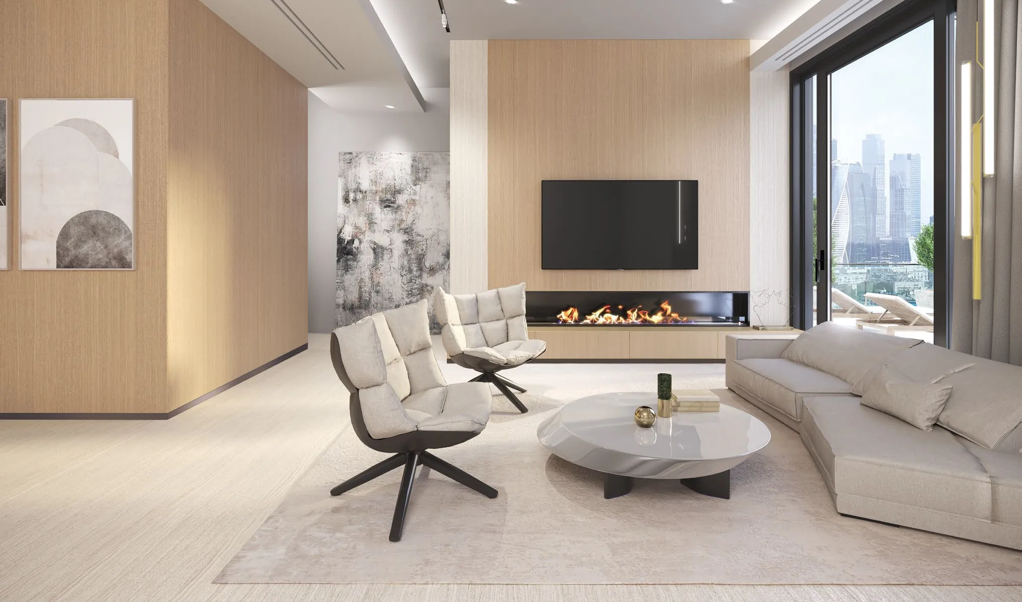 Керамогранит SG074902R Нестос серый светлый лаппатированный обрезной 119,5x320x1,1