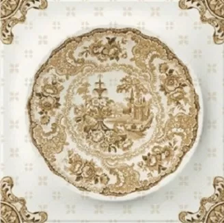 Плитка Monocolor Mix Circle Classic Cream 10х10 (14 дизайнов)