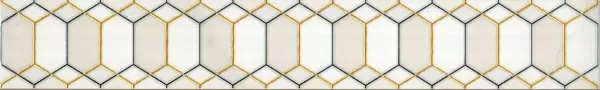 Плитка 265701 Bianco бордюр 6x40