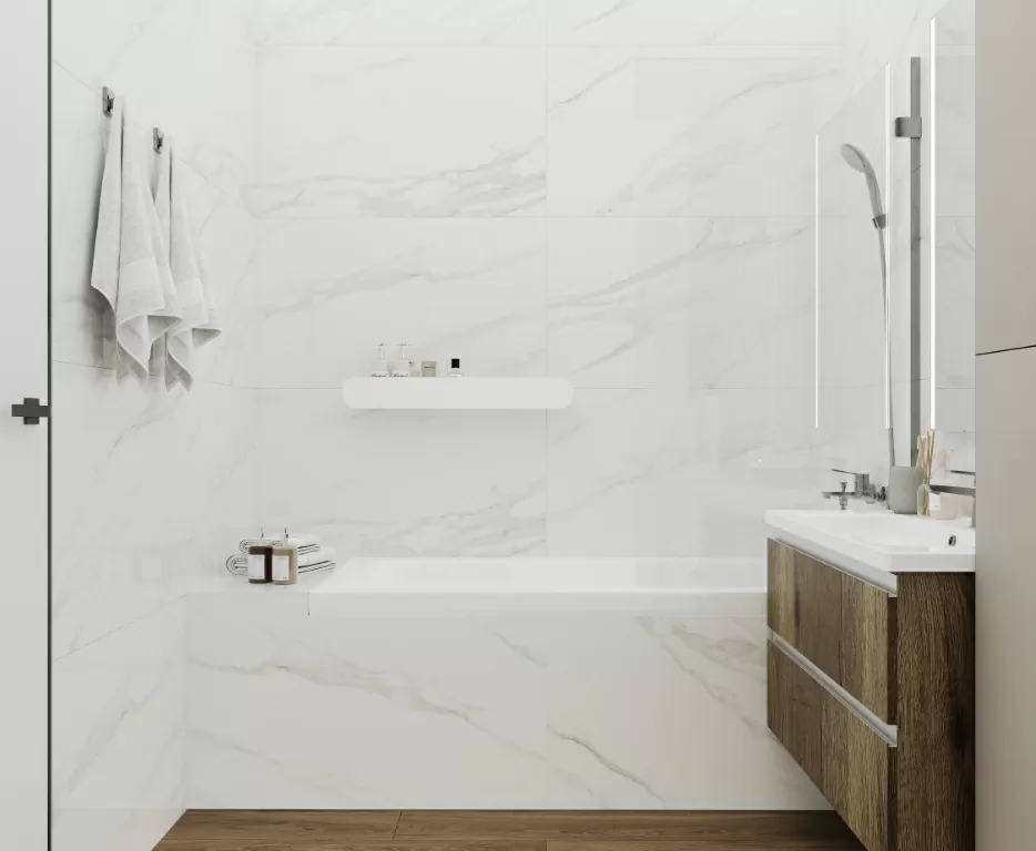 Керамогранит Calacatta Faro Grey Белый Полированный 60х60