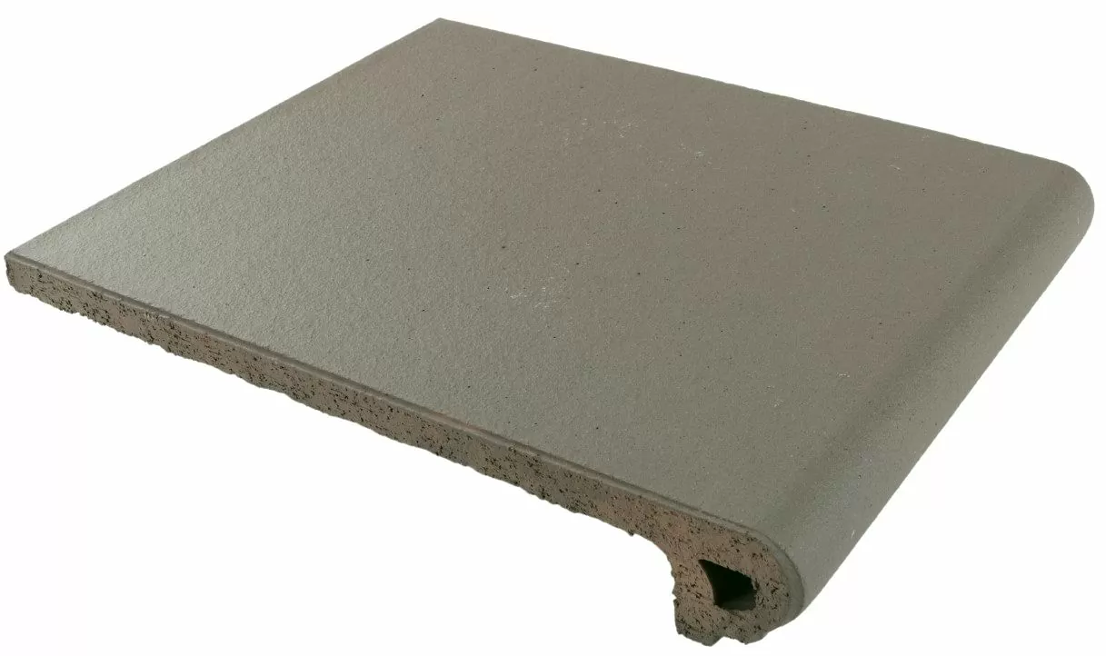 Клинкерная плитка Natura 013 Grey ступень флорентийская R11 244x330x18