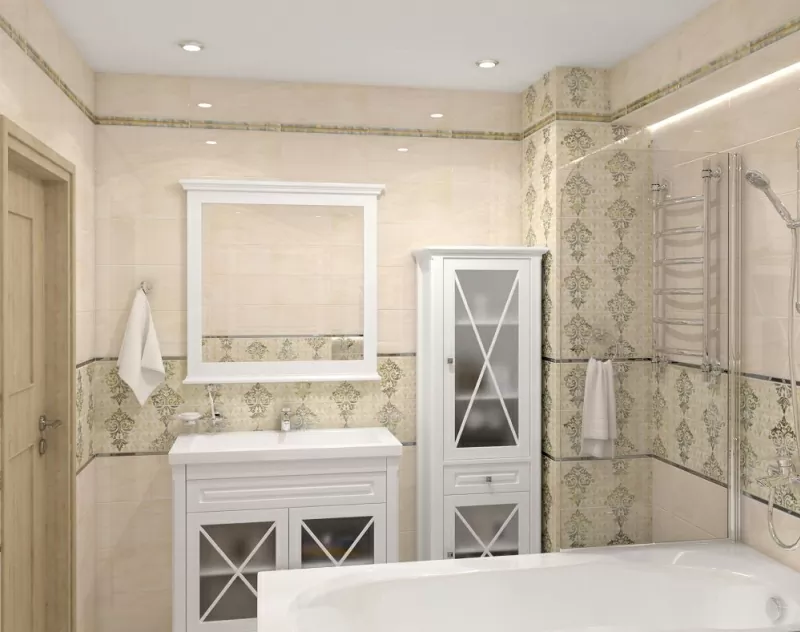 Керамогранит Frame белый 40х40