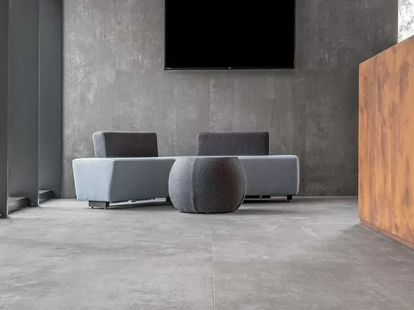 Керамогранит LAMF009024_IT Cemento Avorio Bocciardato 5.6 mm 100x300