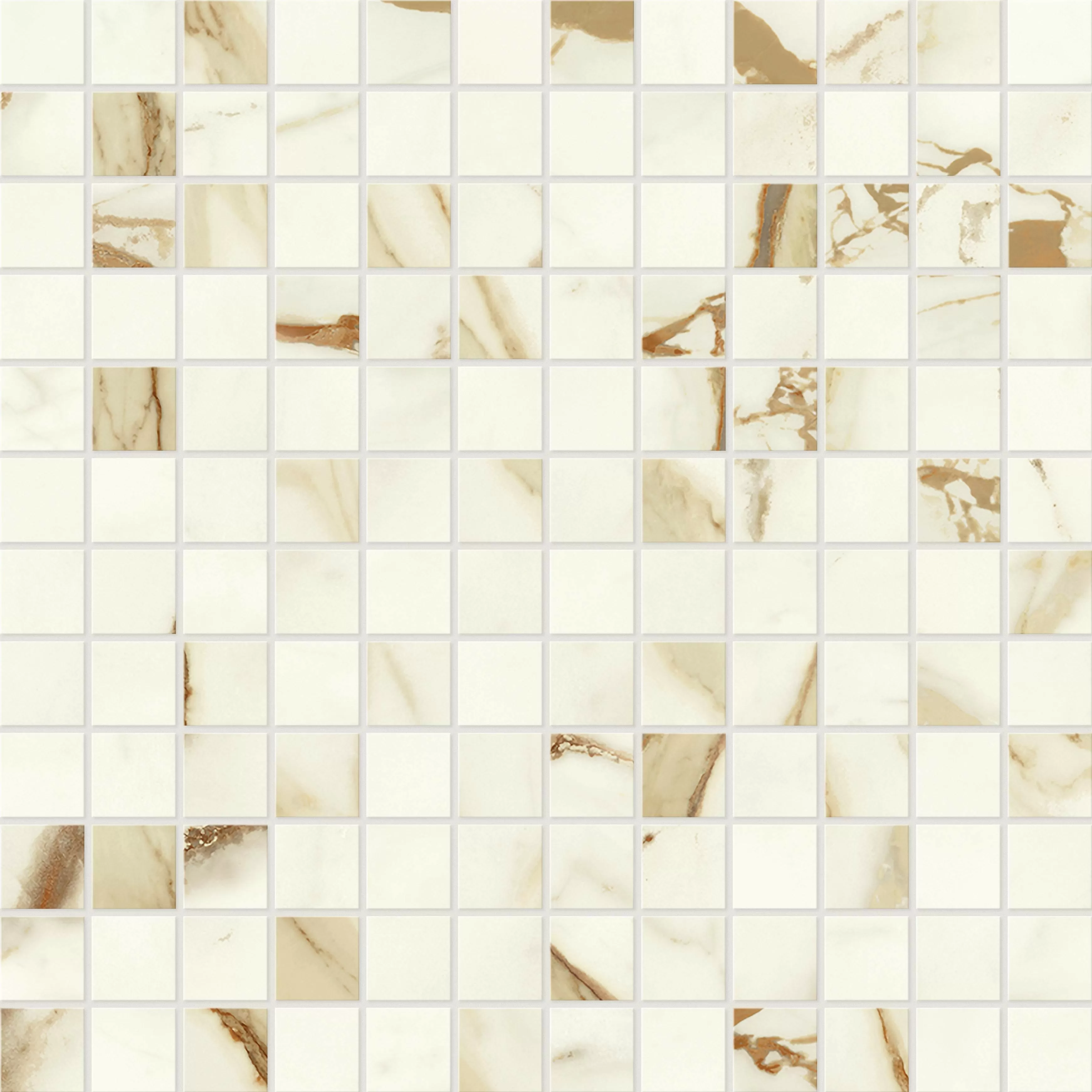 Мозаика A426 Marvel Calacatta Imperiale Mosaico Lapp 30x30