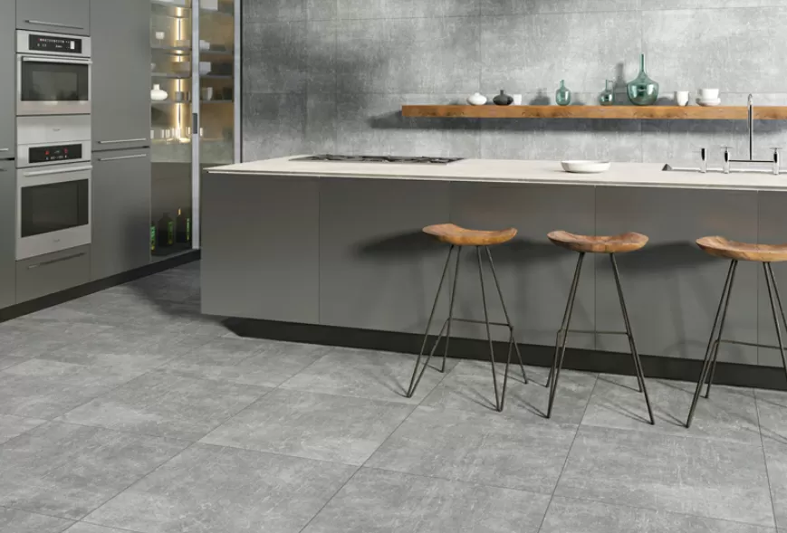 Керамогранит Skitring Granite Stone CEMENT Beige / Плинтус Гранит Стоун ЦЕМЕНТ Беж SR 120х6