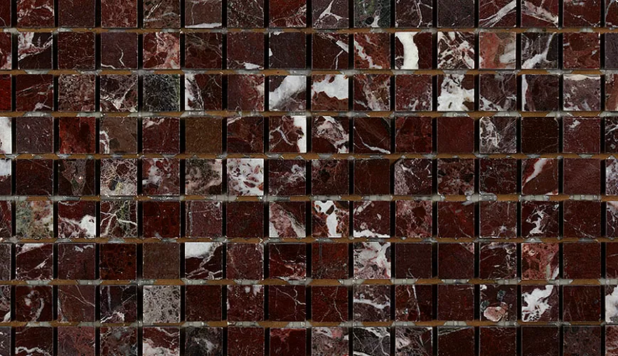 Мозаика Marble Mosaic Green Tinos 15*15 305*305