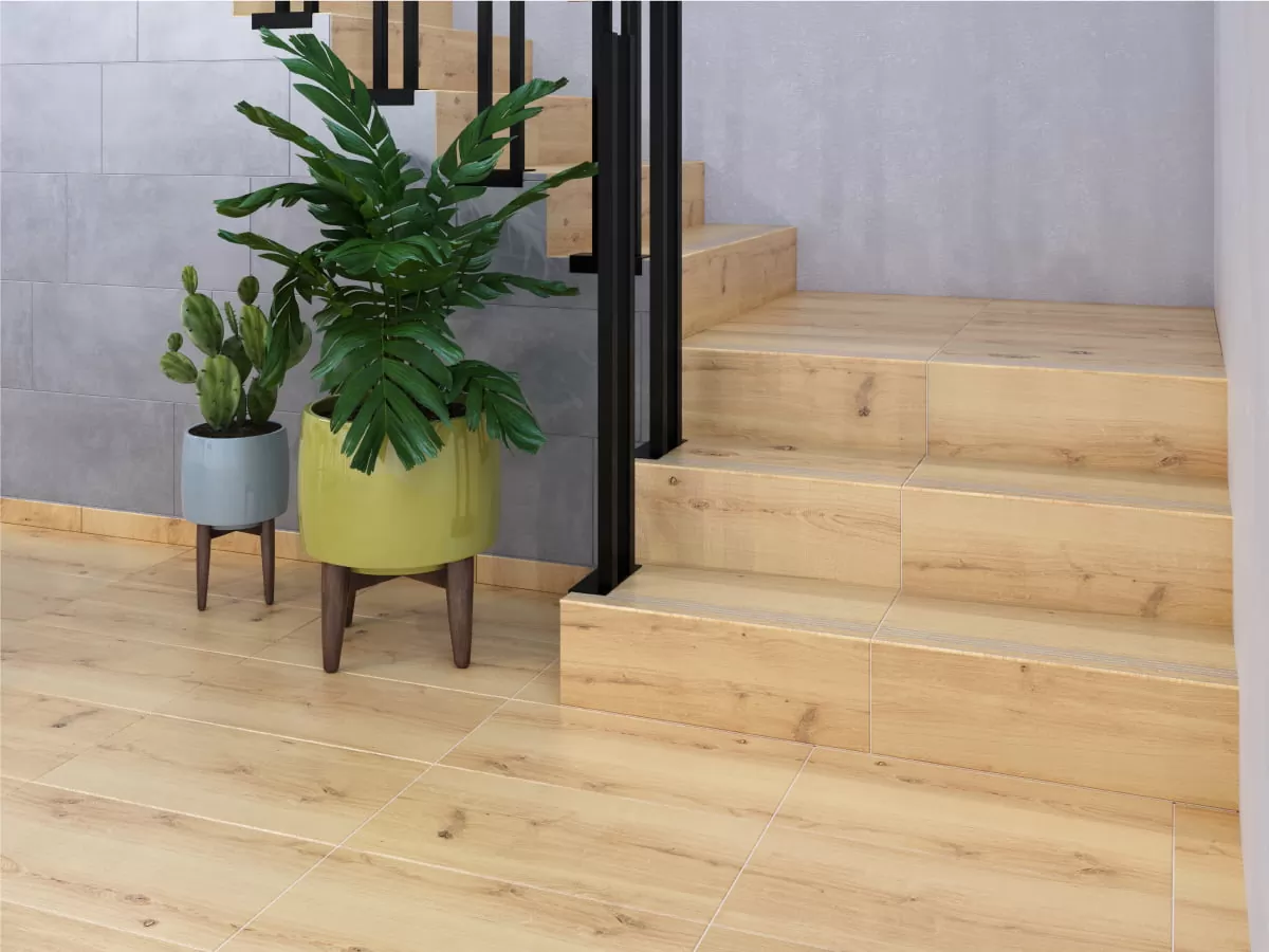 Керамогранит WS5A116 Плинтус Woodhouse коричневый 7x59,8