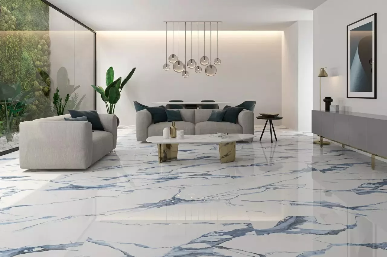 Керамогранит Calacatta Blue Polished 60x120