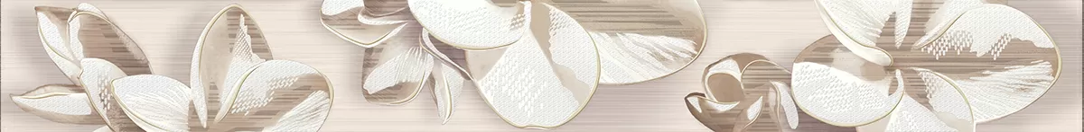 Плитка 584191004 Бордюр AMATI PLUMERIA BEIGE 50,5х6,2