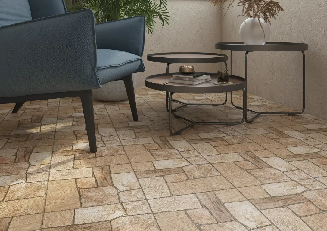 Керамогранит 16433 Exterio бежевая R12 29,8х29,8