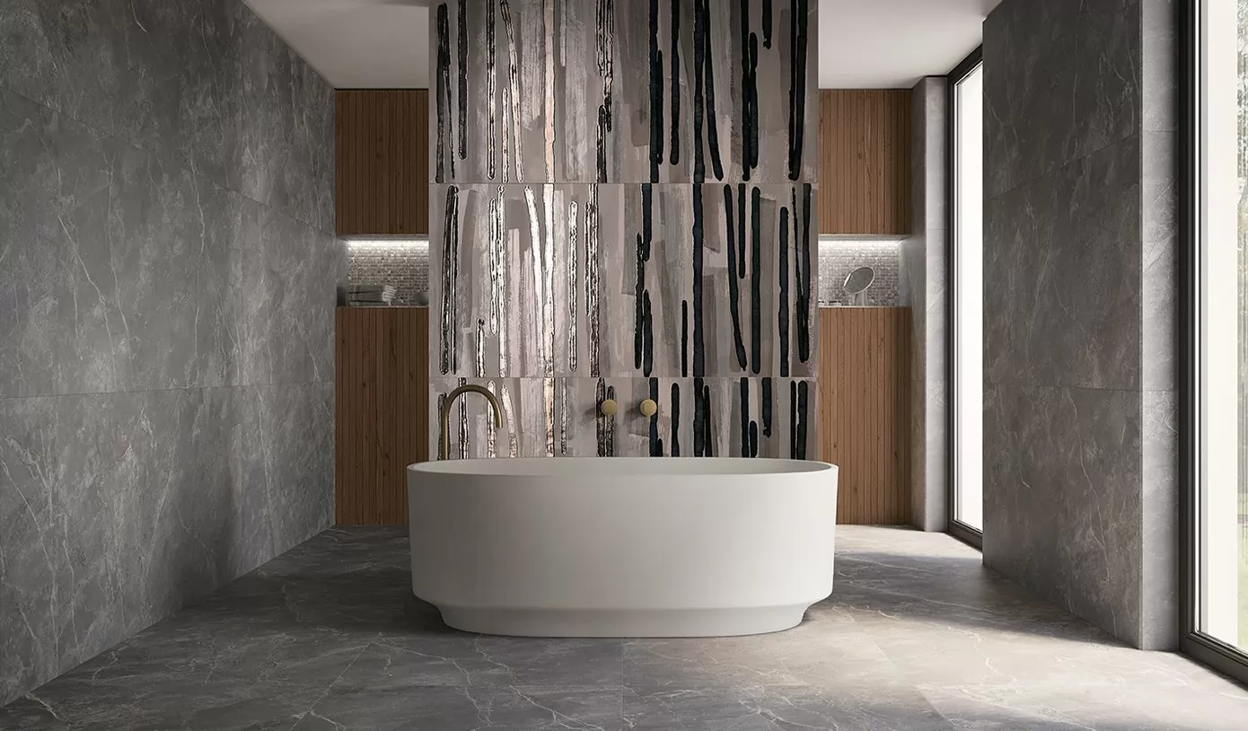 Мозаика fQXI Roma Stone Pietra Grey Macromosaico Satin 30x30