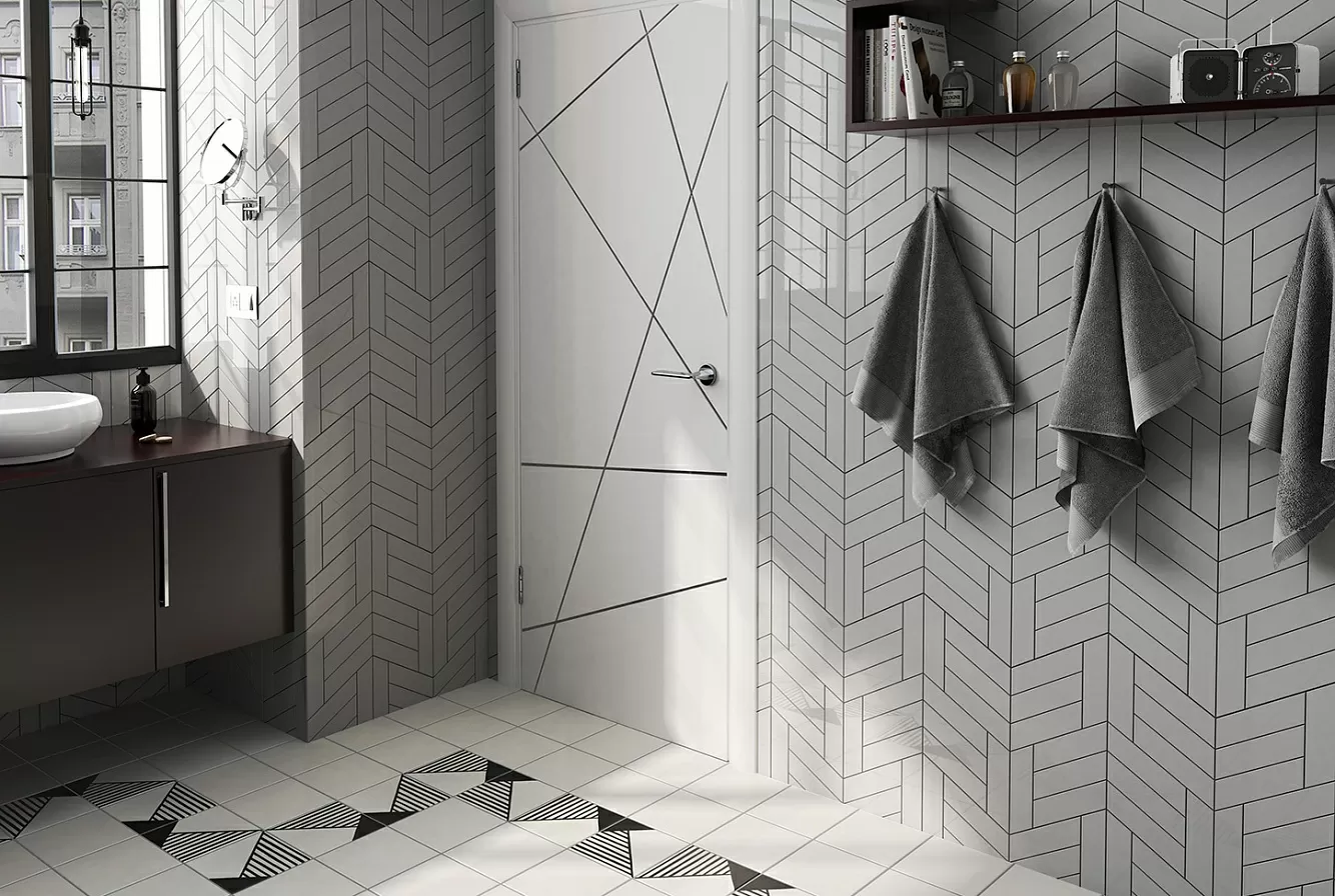 Плитка 23356 Black Left 5,2x18,6