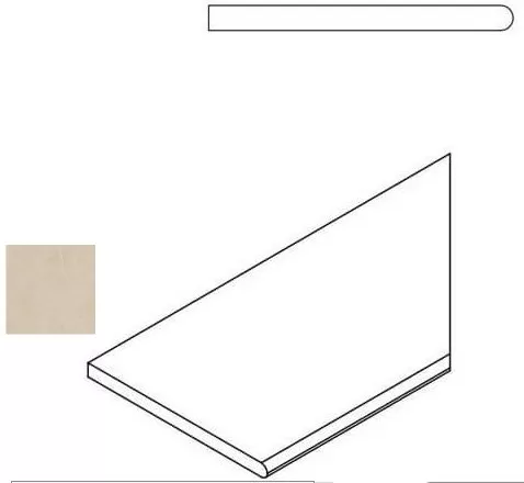 Керамогранит 620090000400 Magnesio Bordo Round DX 30x60