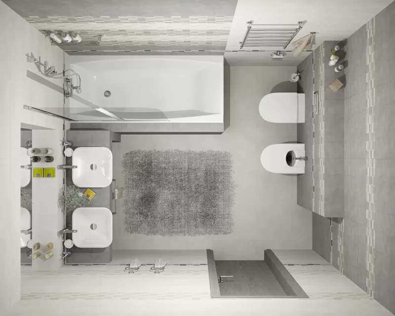 Керамогранит Fiori Grigio светло-серый 6246-0066 (6046-0196) 45х45