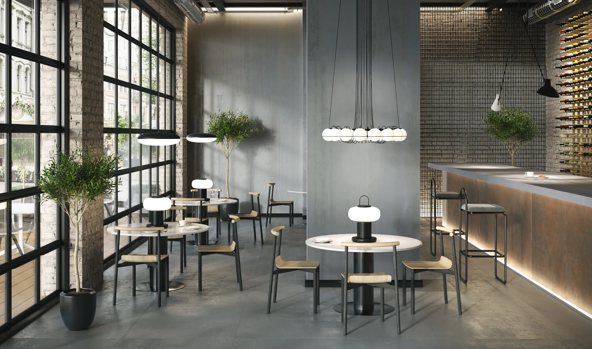 Керамогранит SG074902R Нестос серый светлый лаппатированный обрезной 119,5x320x1,1