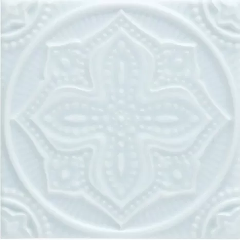 Плитка ADST4096 RELIEVE MANDALA PLANET ICE BLUE 14,8x14,8