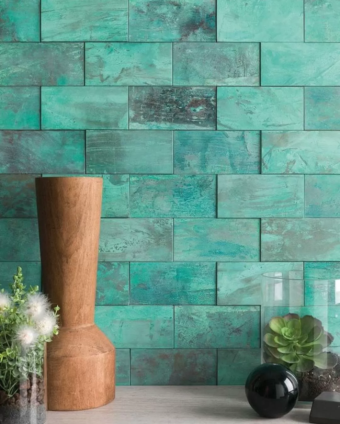 Мозаика L241715271 Worn Hexagon Verdigris 30x30,5
