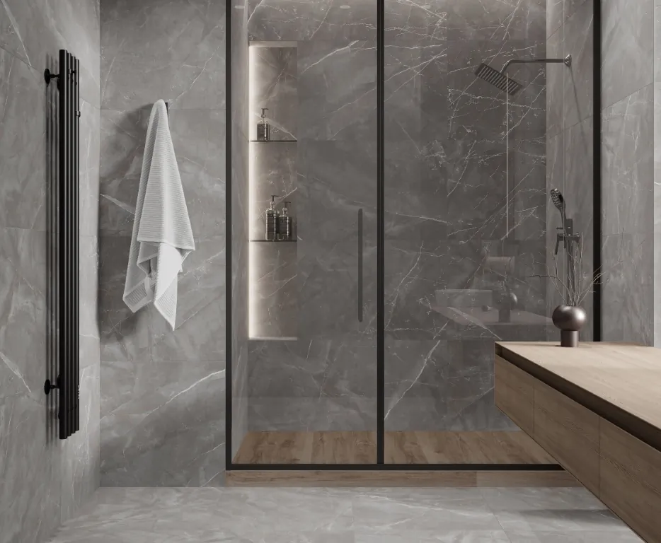 Керамогранит LP6012G0011R Timeless Pearl светло-серый матовый карвинг 59,5х119,1