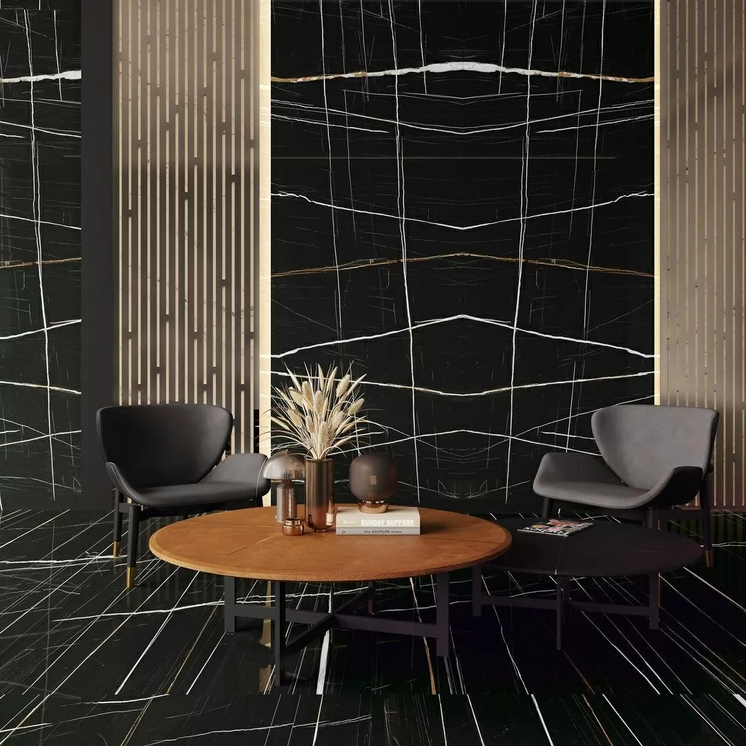 Керамогранит SG072902R6 Сахара Блэк обрезной лаппатированный 119.5x320х6