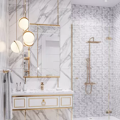 Керамогранит PRO 1061G White Satuario 600x600