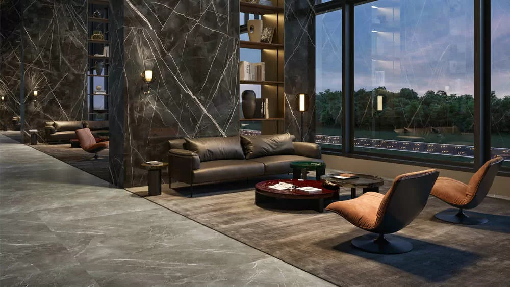 Керамогранит 610015000688 Stellaris Tuscania Grey Lux Ret 80x160