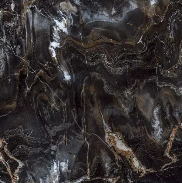 Керамогранит GR103 Toledo Black High glossy 600x600