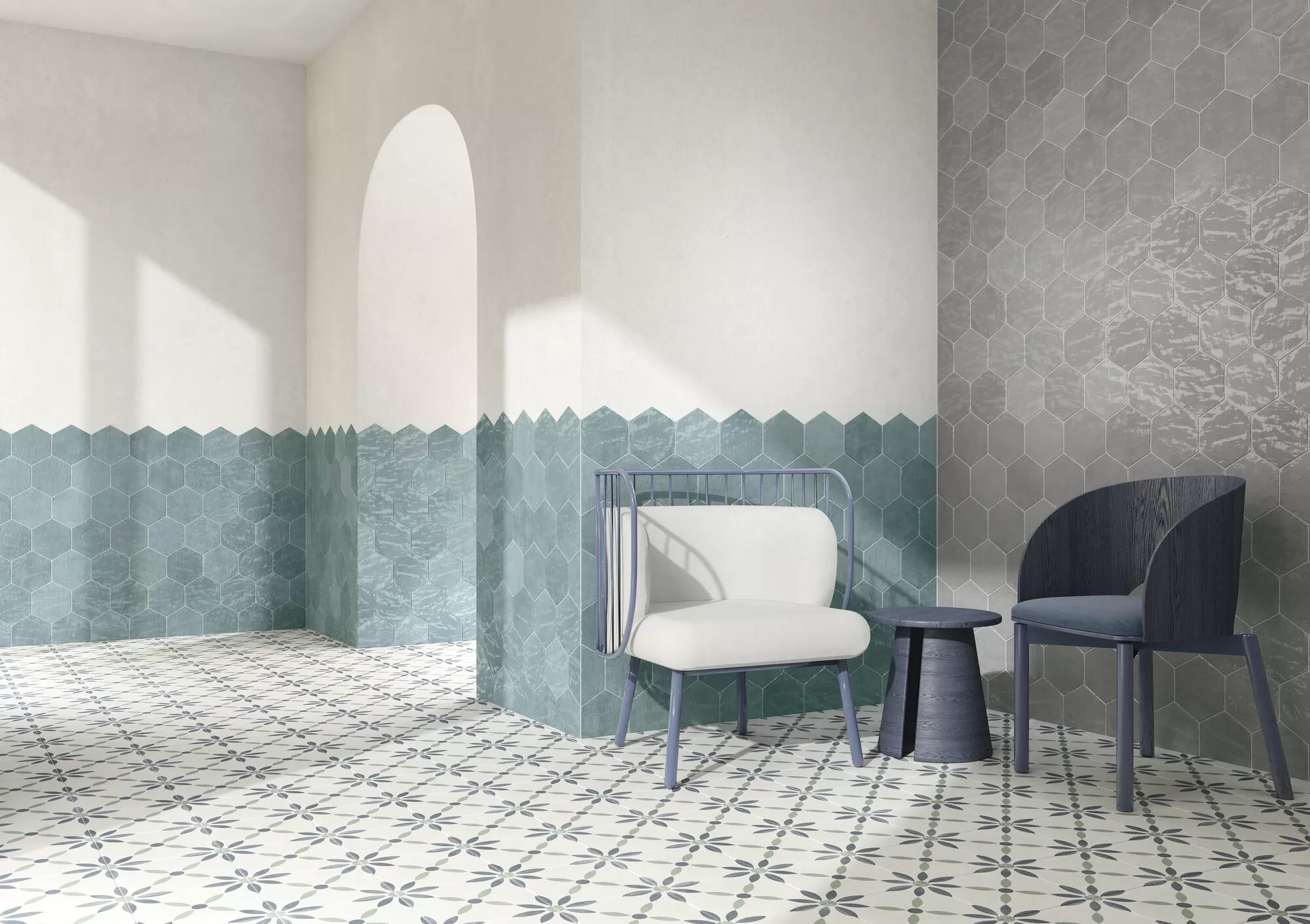 Плитка 26077 RIAD AQUA/6.5X20