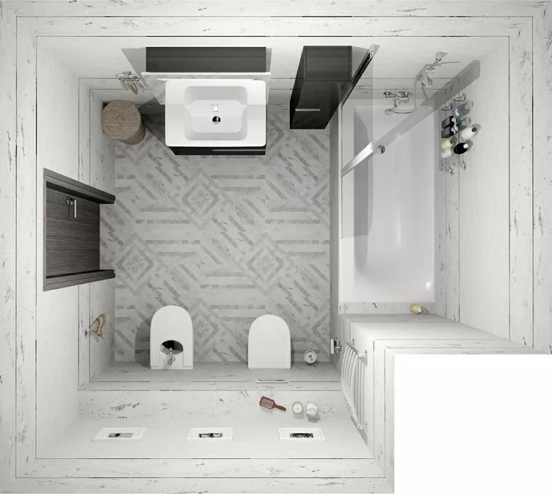 Керамогранит Inverno white 01 30х60