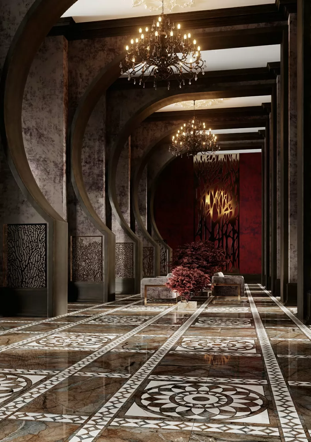 Керамогранит SG457802R Театро коричневый лаппатированный 50.2*50.2