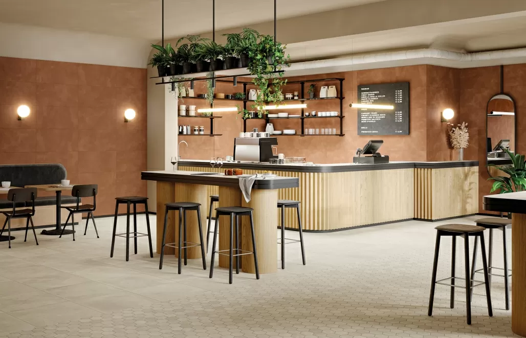 Керамогранит 610130004609 Terraviva Дарк Плинтус Нат Рет 7,2x60