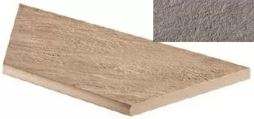 Керамогранит 620090000650 Landstone Night Round Angolo Sx 30x60