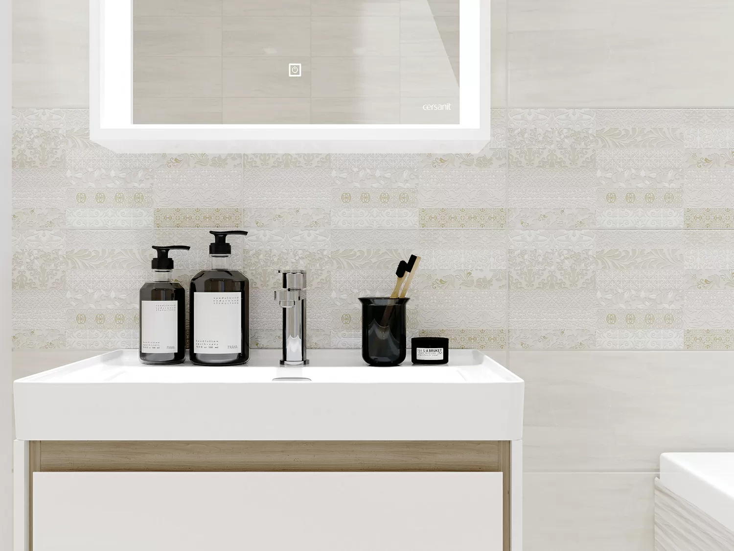 Керамогранит Atria бежевый (AN4R012D) 42x42