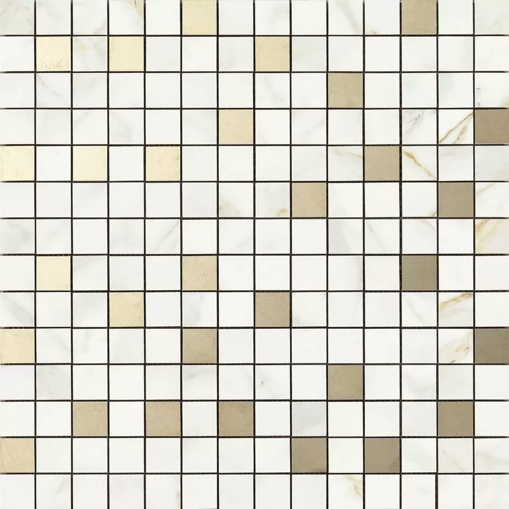 Мозаика R4ZU Bistrot Mosaico Calacatta Michelangelo 40*40