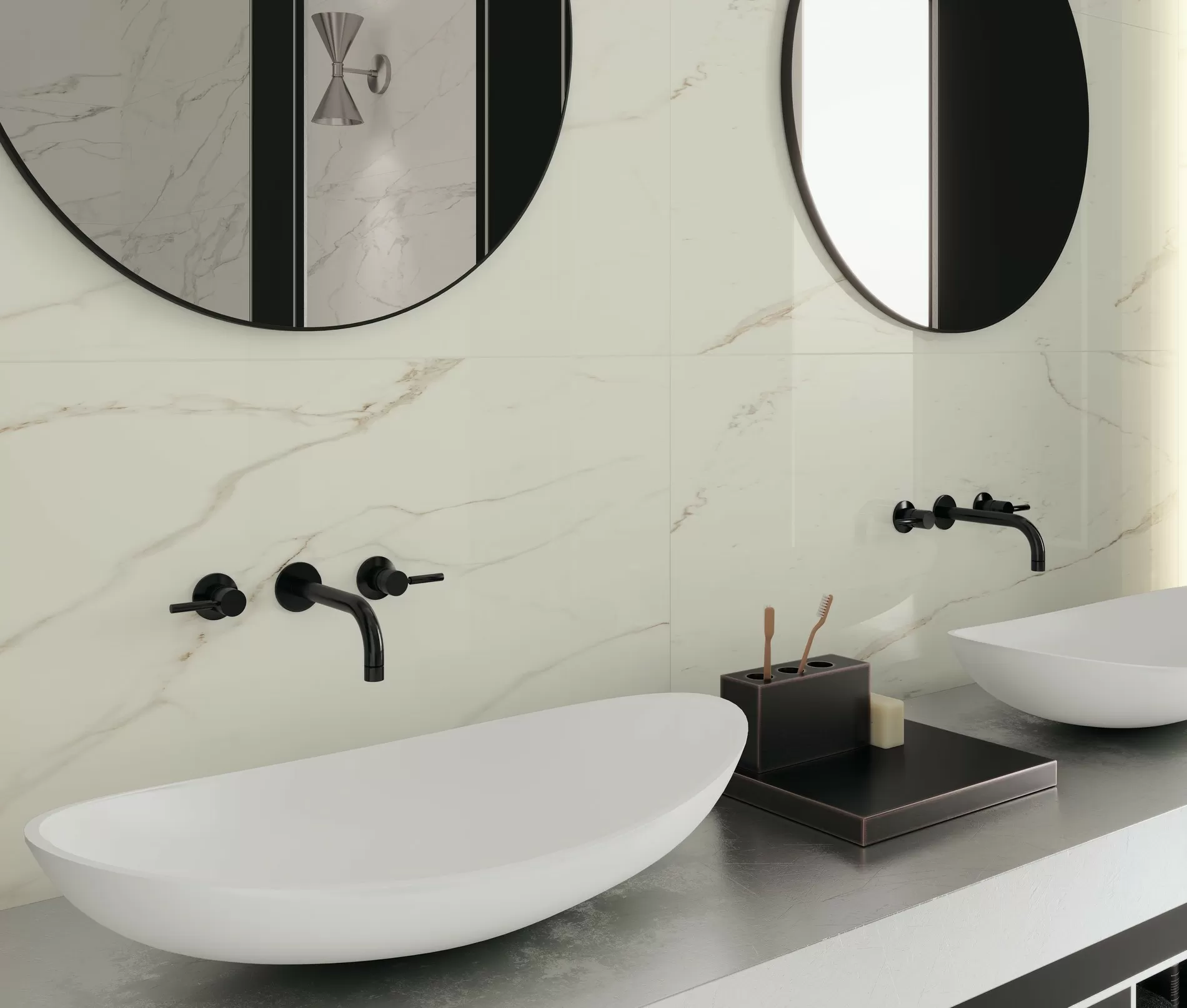 Керамогранит 610015000626 Empire Calacatta Black Lapp 60x60