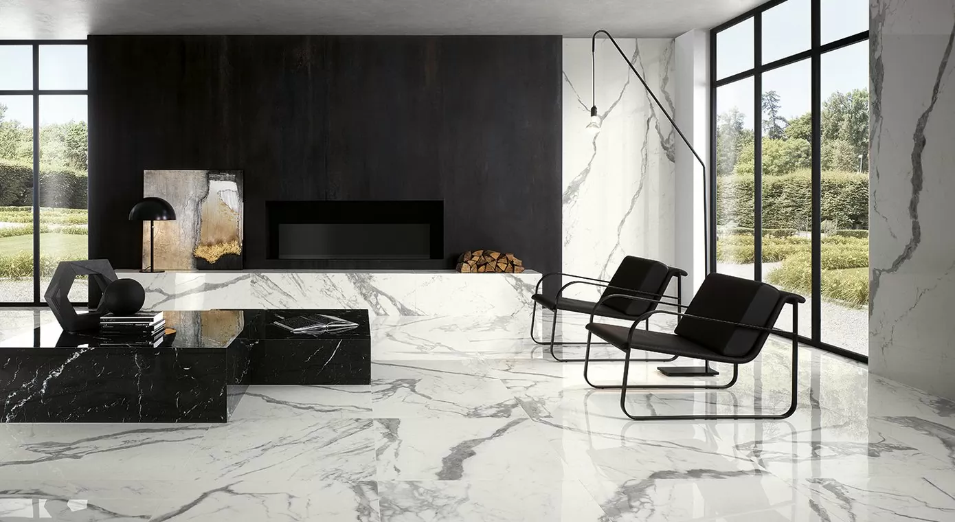 Плитка fQNI Roma Gold Carrara Superiore Brillante 30,5x56