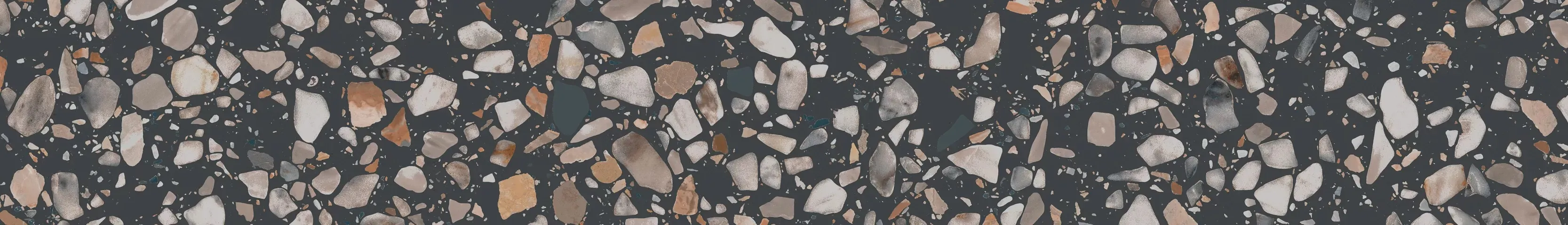 Керамогранит KM6060G0021RBT6 Плинтус Бричиола чёрный матовый обрезной 60x9,5x0,9