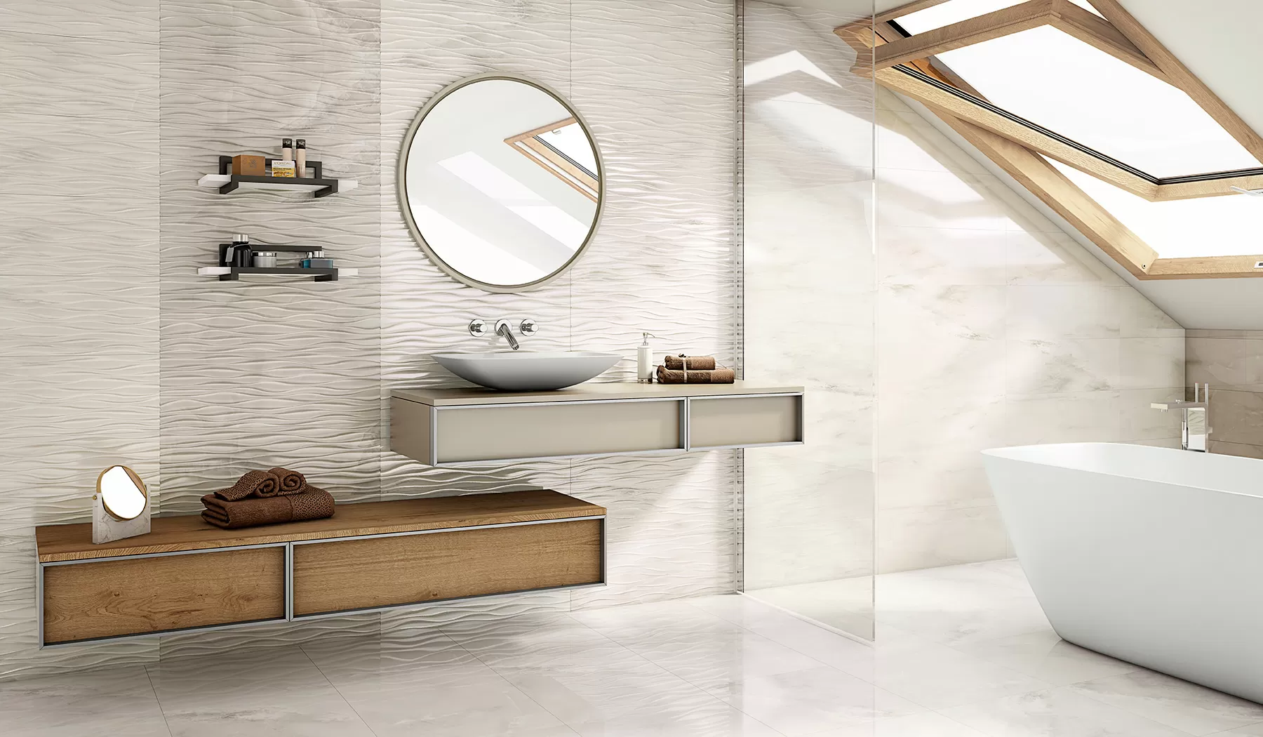Плитка Olimpia Brillo Ice 25x73