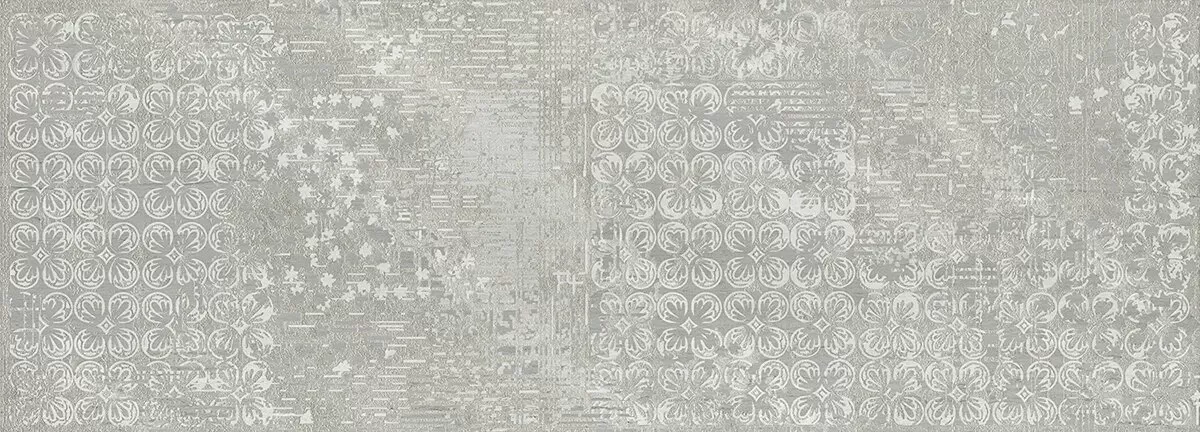 Плитка 587672002 Trevi Decor Grey Ornato 25.1x70.9