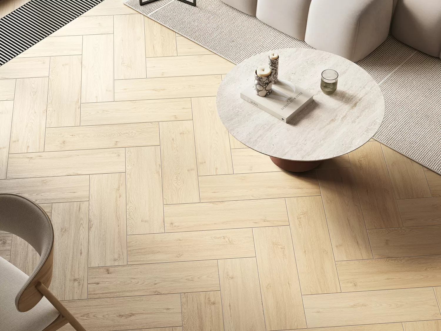 Керамогранит A17491 Ashwood Cветло-бежевый 18.5x59.8