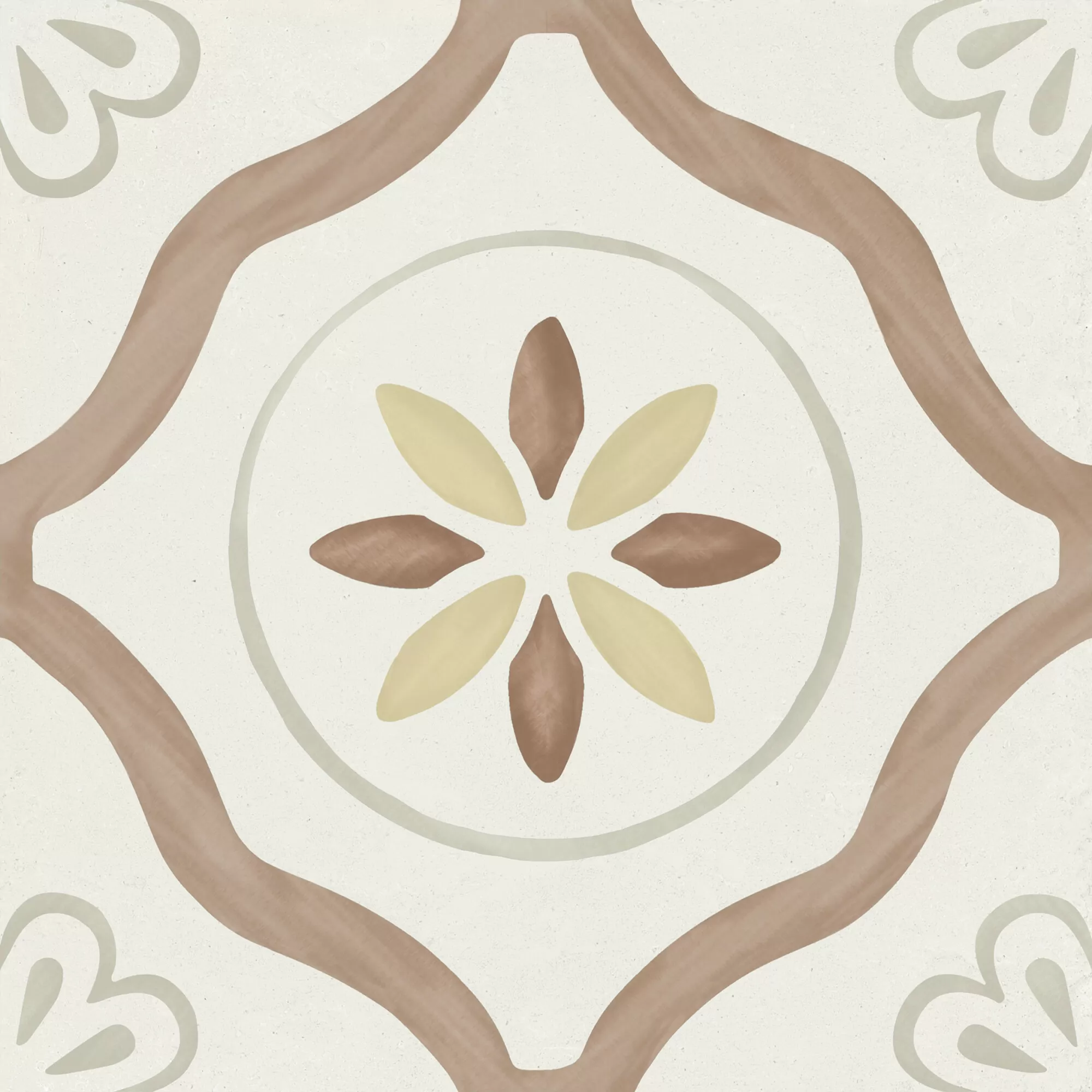 Керамогранит 40462 Llevant Clay Petals LT 22.3x22.3