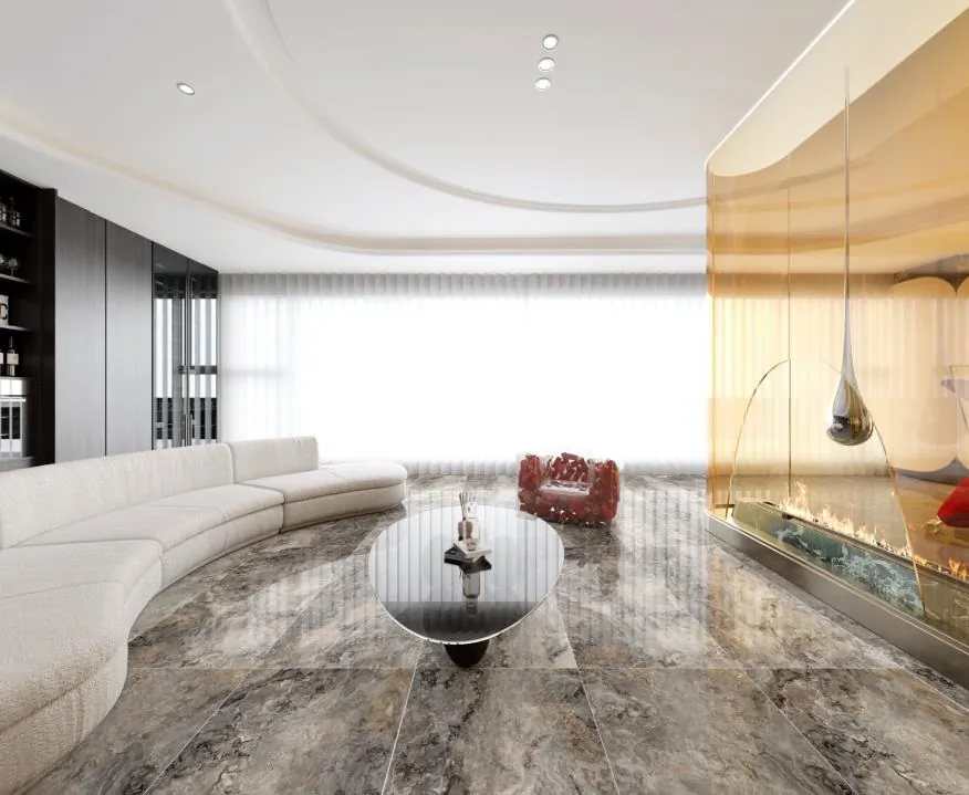 Керамогранит Doha Polished Silver Carving 60x120