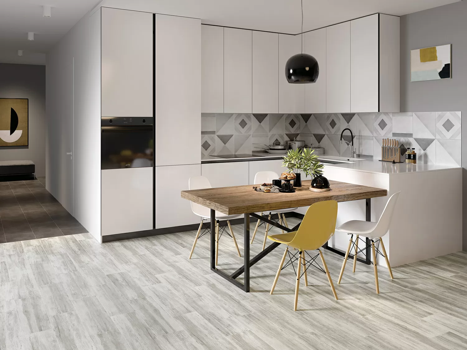 Керамогранит C-PG4L092D Polaris серый 29,7x59,8