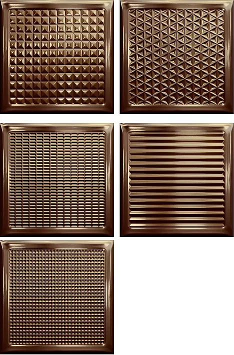 Плитка Glass Titanium Brick 20.1*20.1